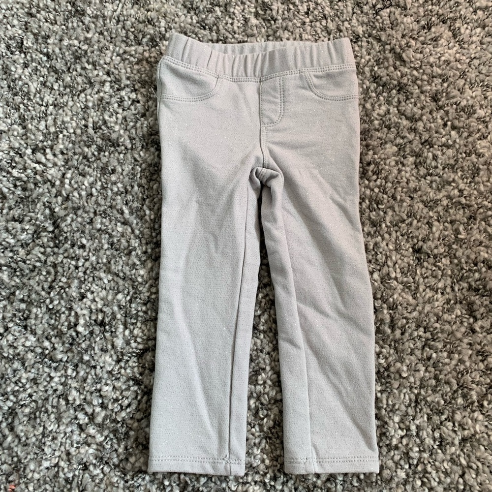 Sparkly Gray Pull On Pants by Gymboree